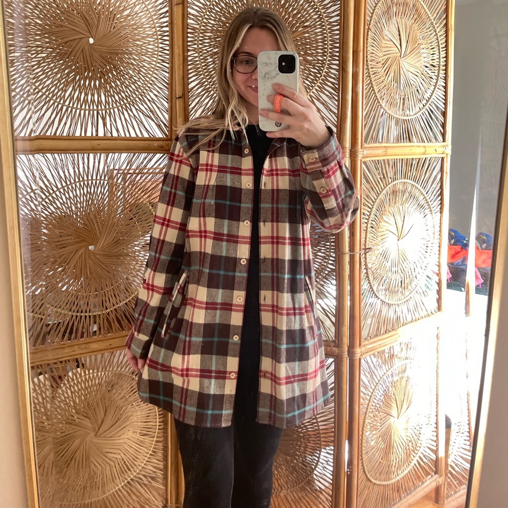 Long thick flannel